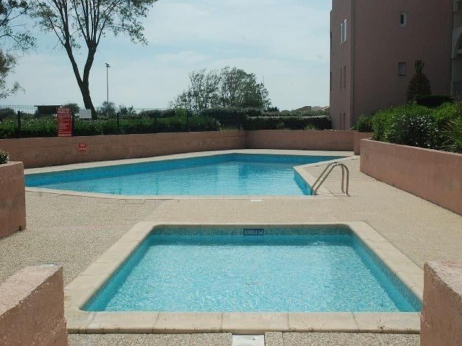 Amouvera C14, T2 Vue Mer, Piscine, Clim, Parking Agde Exterior photo